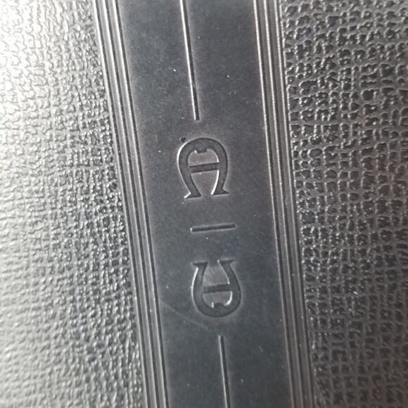 Etienne Aigner Black Vinyl Crossbody Bag - Picture 5 of 9